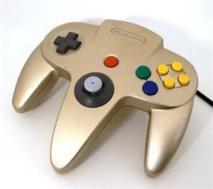 gold n64 console