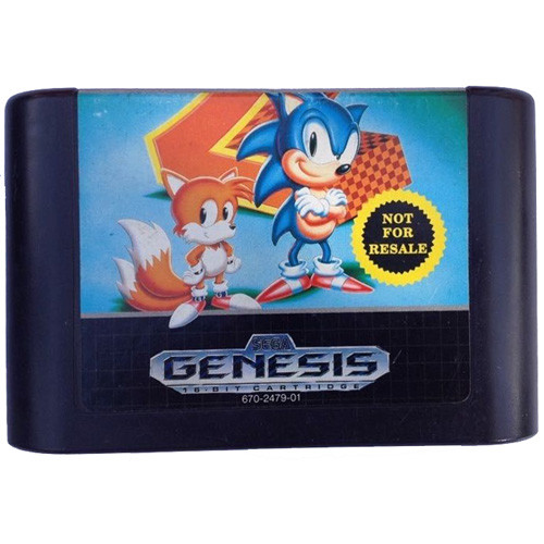 sega genesis box sonic 2