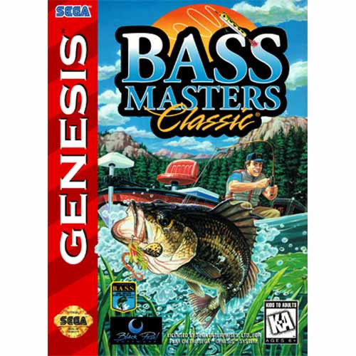 Bass Masters Classic Sega Genesis Game Cartridge For Sale DKOldies