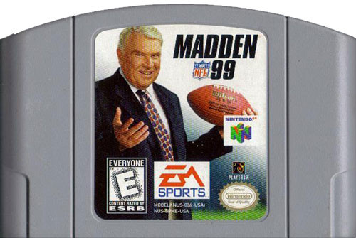 Madden 99 Nintendo 64 N64 Game For Sale