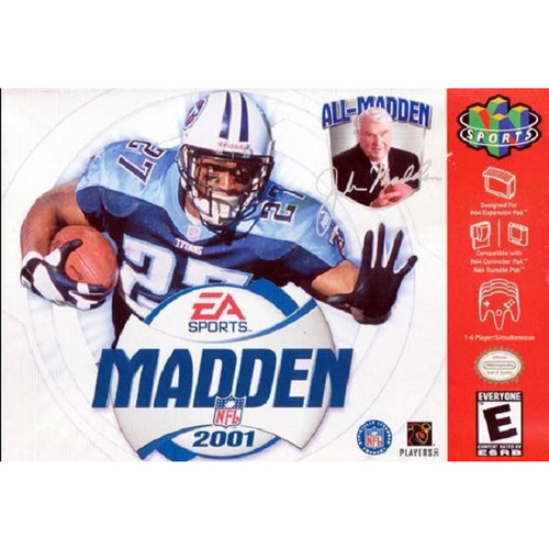 Madden 2001 Nintendo 64 N64 Game For Sale