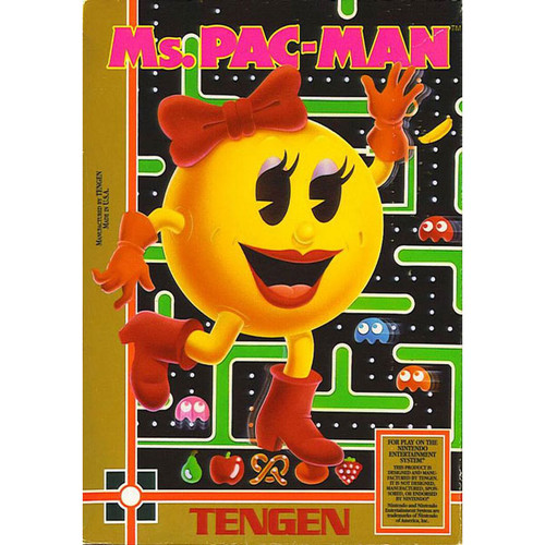 Ms. Pac Man Tengen Nintendo NES Original Game For Sale DKOldies