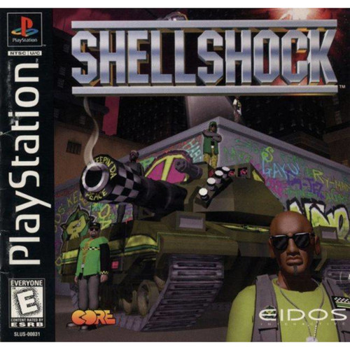 Shellshock PS1 Playstation 1 Eidos Shell SHOCK Game