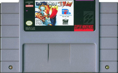 Preços baixos em Jogos de videogame Nintendo SNES earthworm Jim