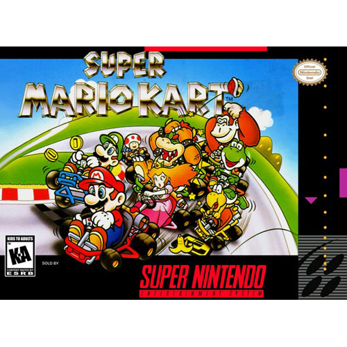 Super Mario Kart Super Nintendo SNES Game For Sale DKOldies