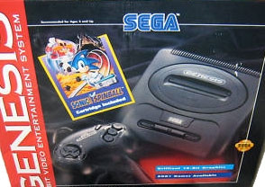 Sega Genesis II Original System Console w/Sonic Complete in Box For Sale