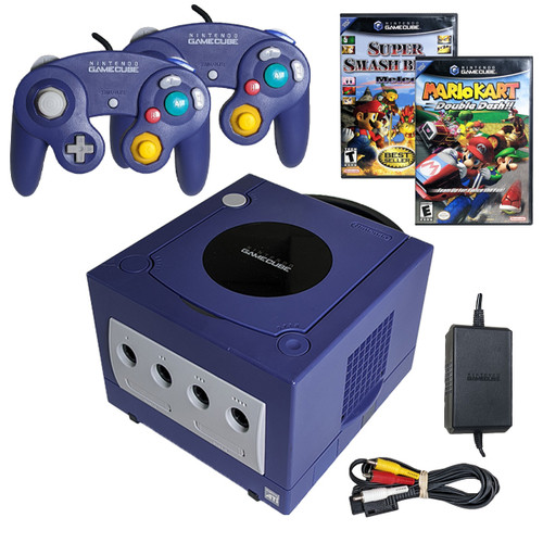 Nintendo GameCube Indigo Super Smash Kart Original System Console