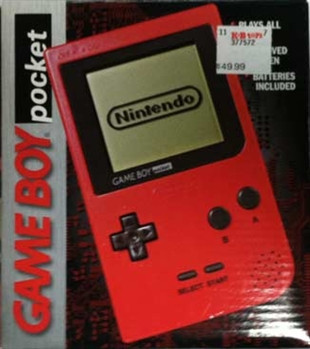 Game Boy Pocket System Red Compete In Box For Sale Nintendo Dkoldies