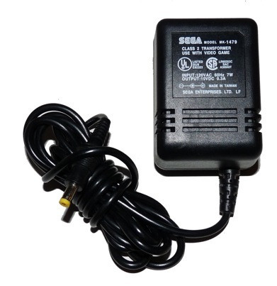 sega genesis classic game console power cord