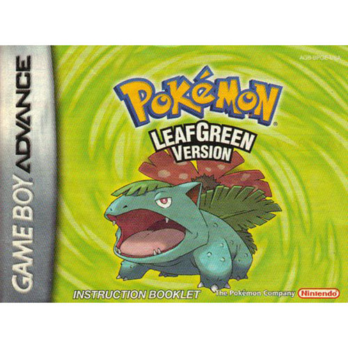 Pokémon Version Vert Feuille (GBA