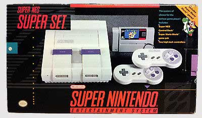 original snes console