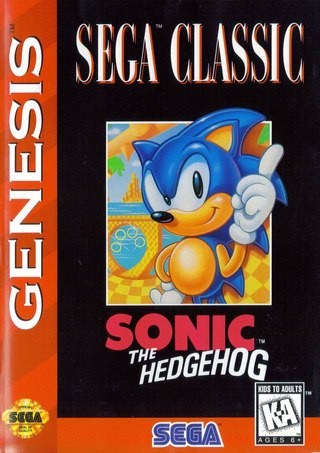 sega genesis with sonic