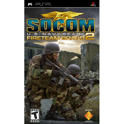 Socom US Navy Seals Fireteam Bravo Sony PSP Playstation Portable Tested!  Works