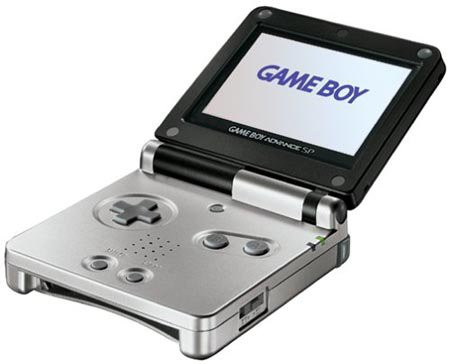 Nintendo Game Boy Advance SP - Silver