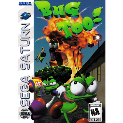 Bug Too! Saturn Game For Sale | DKOldies
