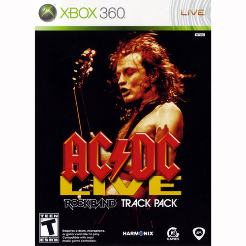 ACDC Live Rockband Track Pack Xbox 360 Game for Sale | DKOldies