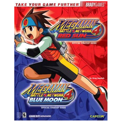 Megaman Battle Network 4 Red Sun And Blue Moon Gba Bradygames Official Game Guide For Sale