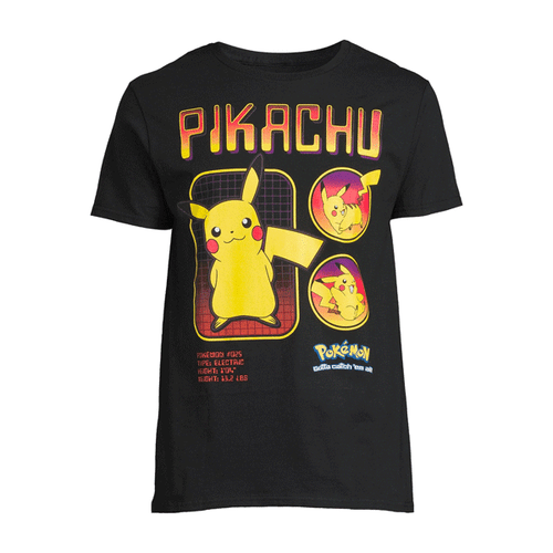 Pokemon Pikachu Officially Licensed T-Shirt For Sale
