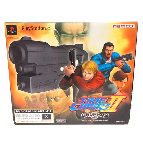 Bundle Time Crisis 2 + Guncon 2 – PlayStation 2 – Japon Testé