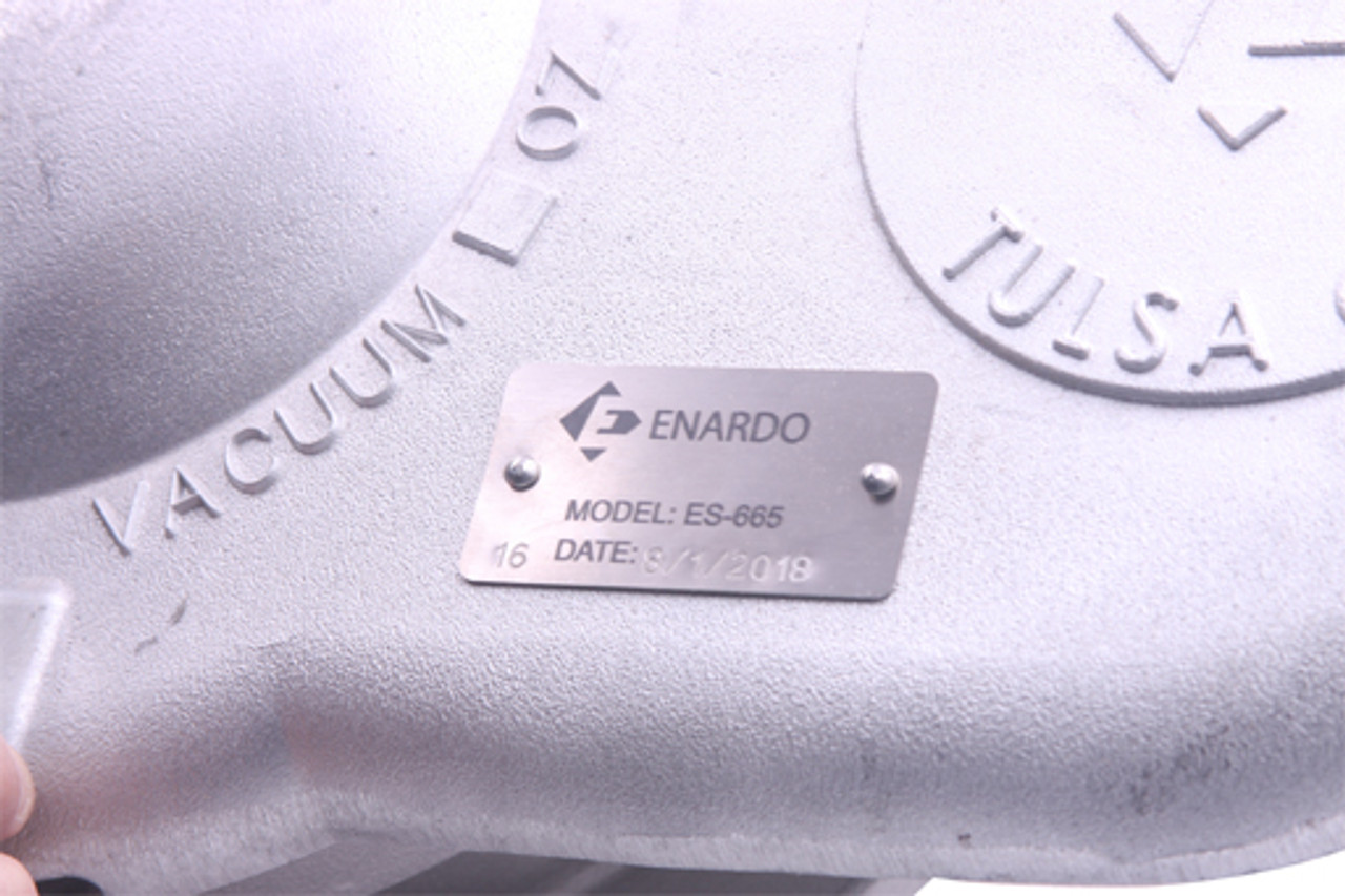 Oil Pan Thief Hatch with grounding cable, ES665, Viton, Enardo