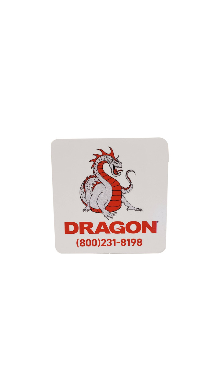 Dragon Hard Hat Stickers - (4 pack)