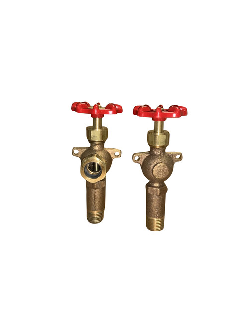 Apollo Brass, Gauge Cocks, 1/2"X5/8", Long Shank