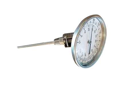1/2" NPT X 6” Stem X 5” Dial X250 Degree, F&C Swivel Base Thermometer