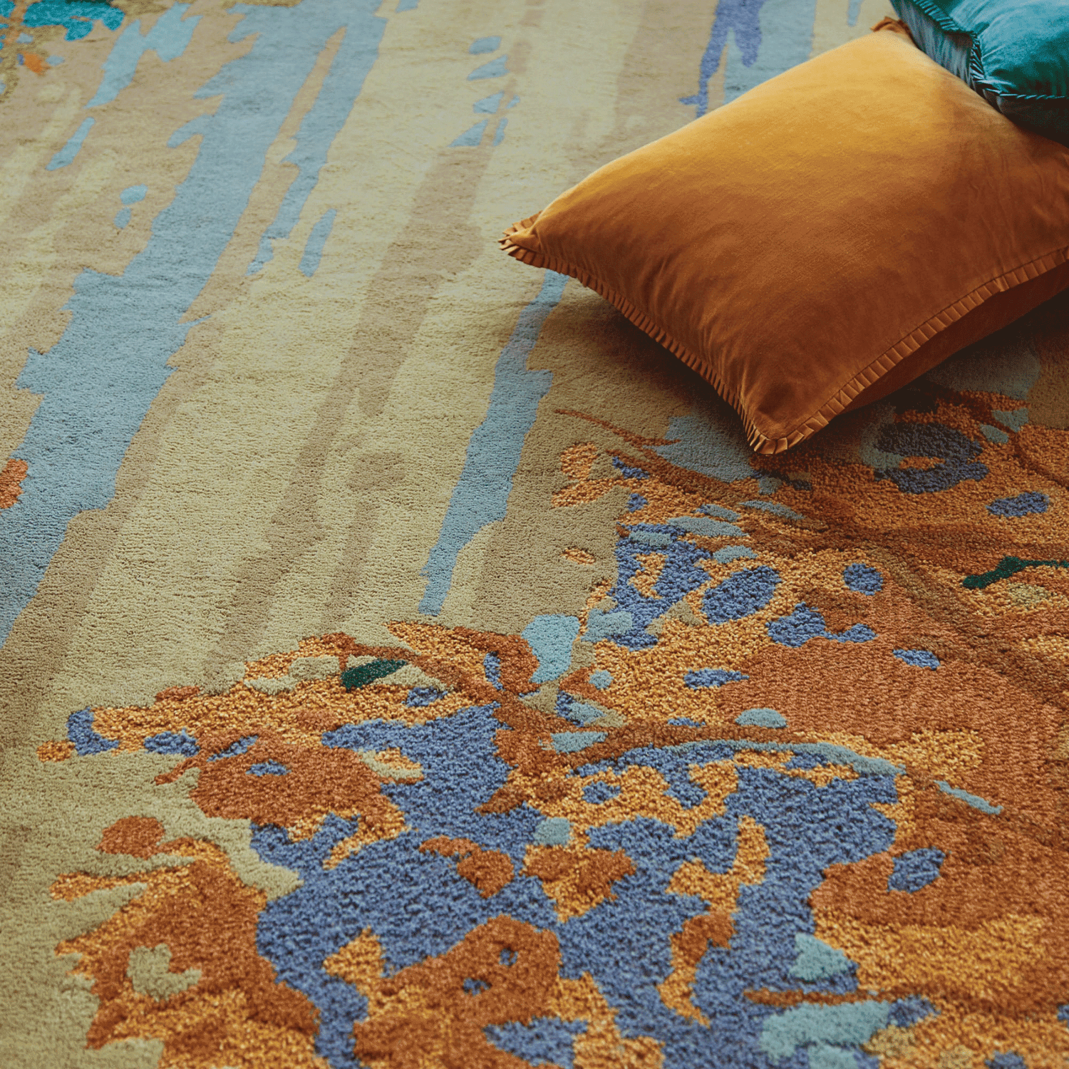 Landscape Rug | Hand-Tufted Wool Art Area Rug | Company C