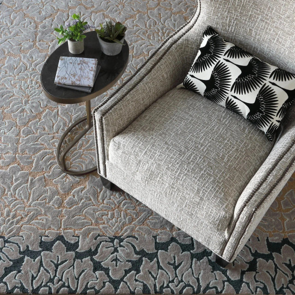 Flocked Damask