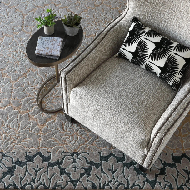 Flocked Damask