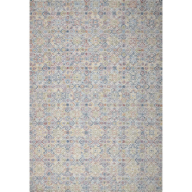 Company C Cross Stitch Multi 5' x 8' Area Rug