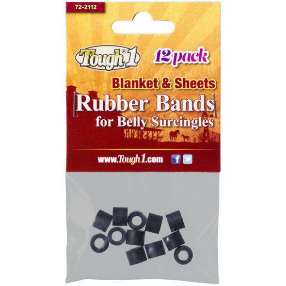 Tough1 12 Pack Rubber Bands For Buckles