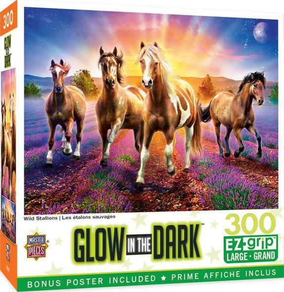 Glow In The Dark Wild Stallions 300pc