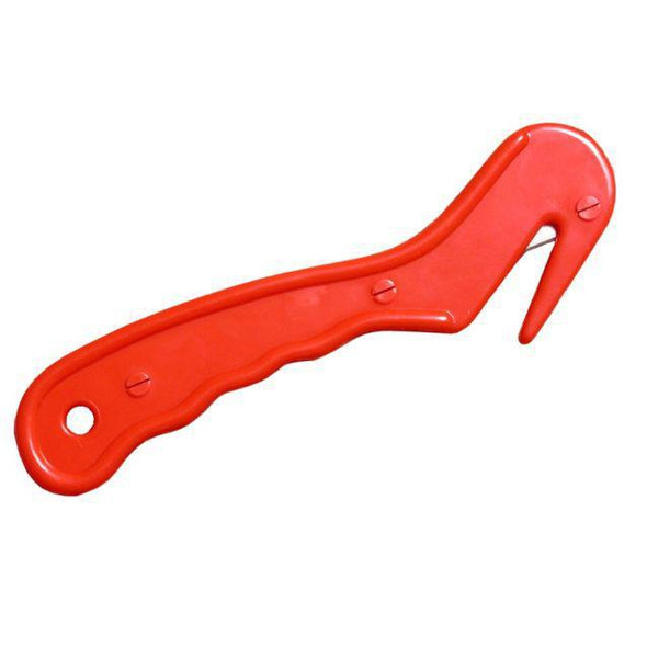 Red Hay Bail Cutter