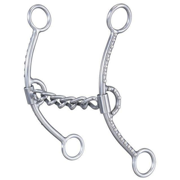 Tough1 Sweet Iron Chain Mouth Lifter Snaffle