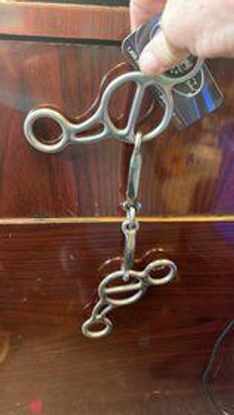 PC 8" SWEPT BACK DOUBLE BAR - SKINNY SNAFFLE