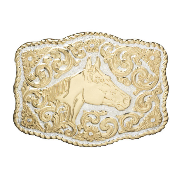 Crumrine Quarter Horse Head Buckle