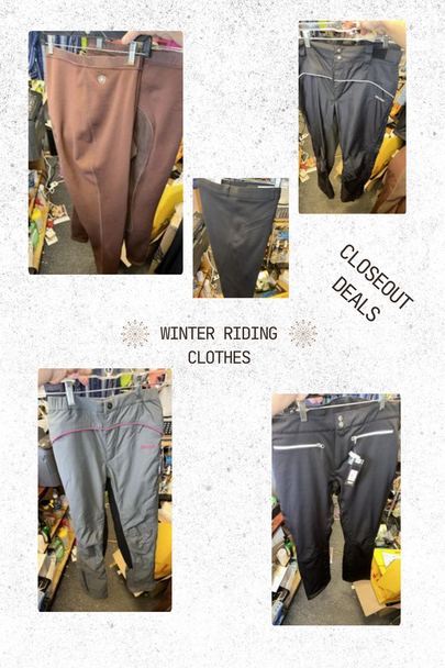Winter Riding Breeches & Pants
