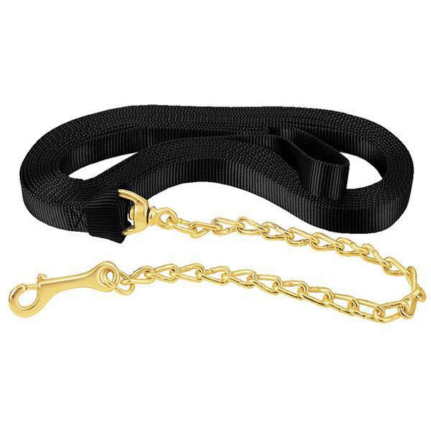 FLAT NYLON LUNGE LINE, 1" X 24 WITH CHAIN