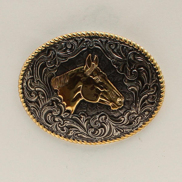 Oval Quarter Horse Head Antique