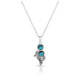 NEW! Whispering Winds Feather Turquoise Necklace