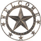 Antiqued Decorative 18" Welcome Metal Star