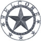 Antiqued Decorative 18" Welcome Metal Star
