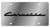 Corvette Mirror License Plate