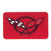 Sample Corvette Exhaust Plate red