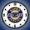 Chevy Super Service Clock