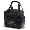 C6 Corvette Black Leather Travel Bag