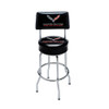 C7 Corvette Racing Counter Stool w/ Backrest
