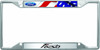 Ford Fiesta Flag License Frame