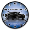 Camaro G5 Black Backlit Clock